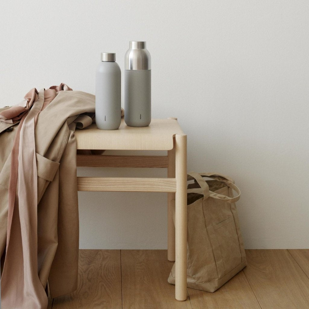 Stelton Termosflaska KEEP WARM 0,75 l, ljusgrå, rostfritt stål