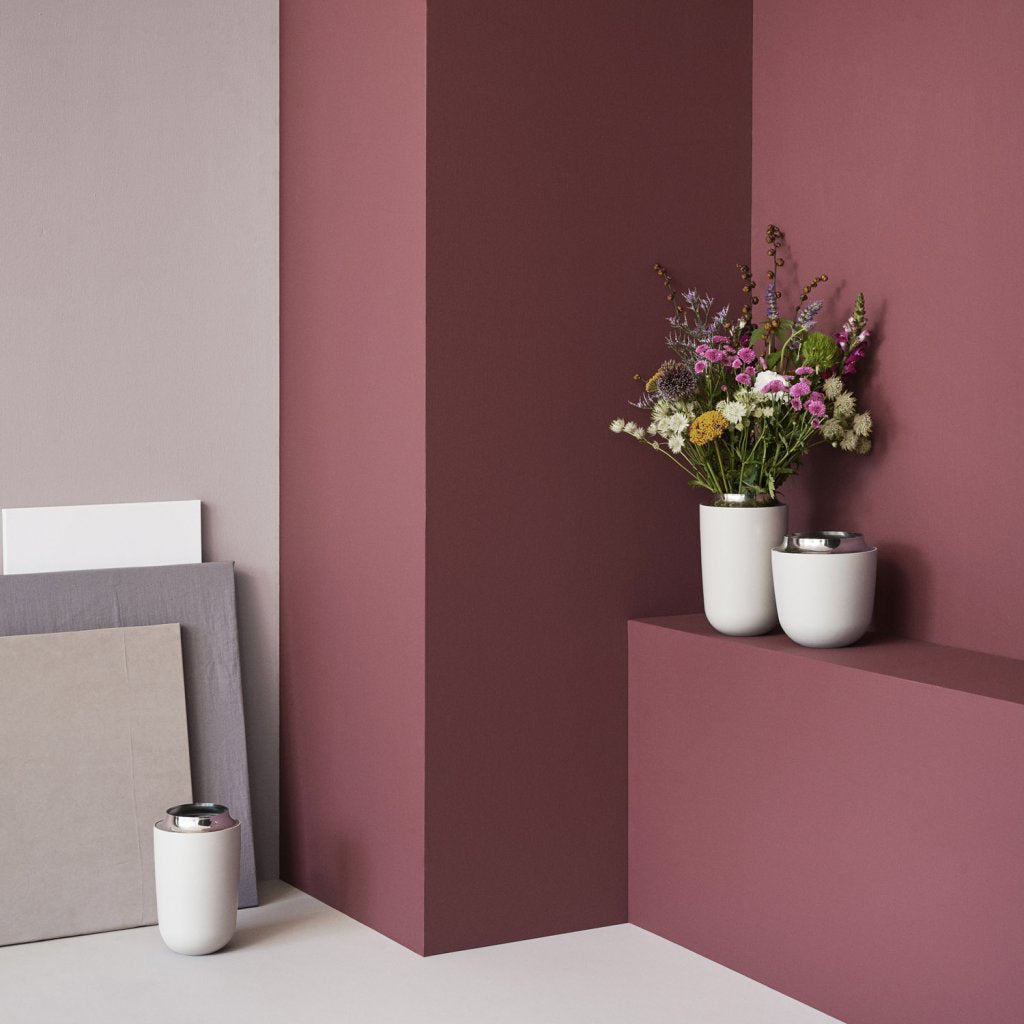 Stelton Vas CONCAVE 15 cm, sand, rostfritt stål