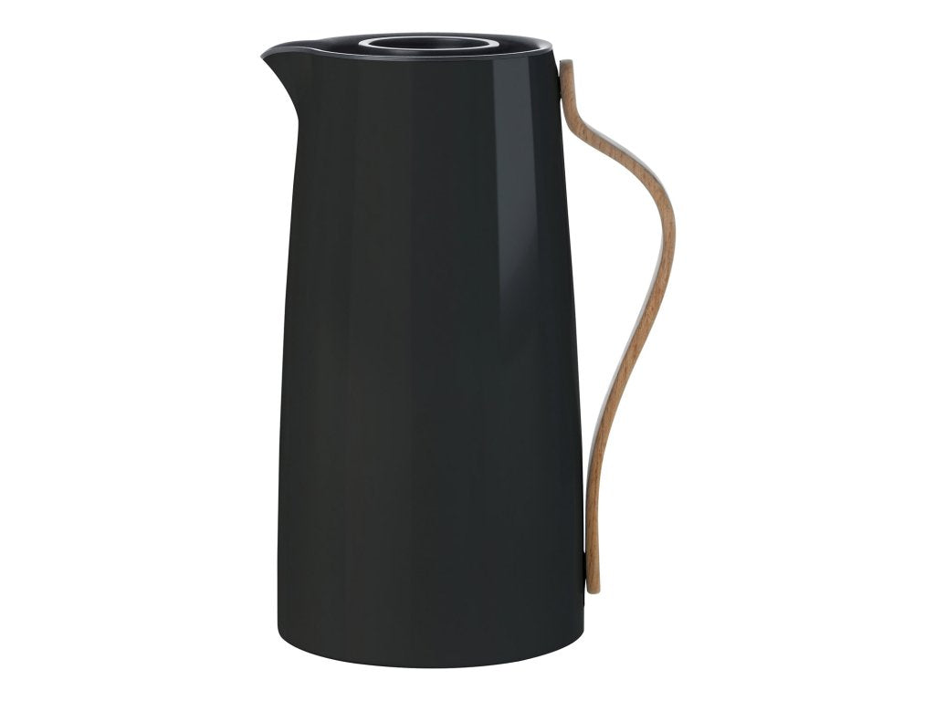 Stelton Vakuumkanna EMMA 1,2 l, för kaffe, svart, rostfritt stål