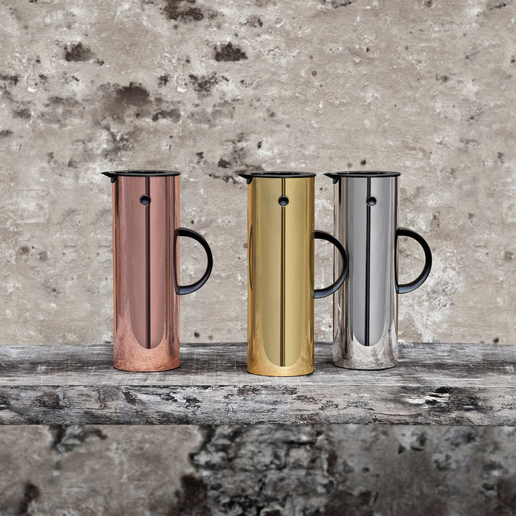 Stelton Vakuumkanna EM77 1 l, silver, rostfritt stål