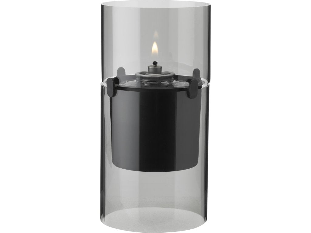 Stelton Oljelampa LUCIE 17,5 cm, rök, glas