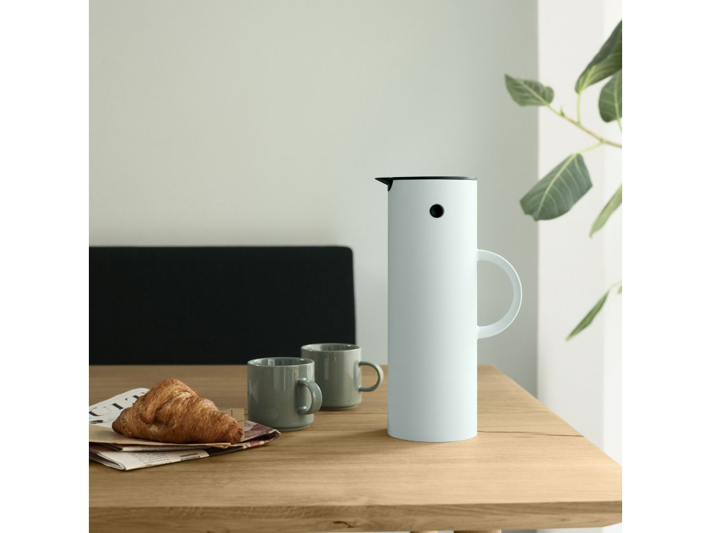 Stelton Kaffekopp 200 ml, set i 2 delar, blek grön, stengods