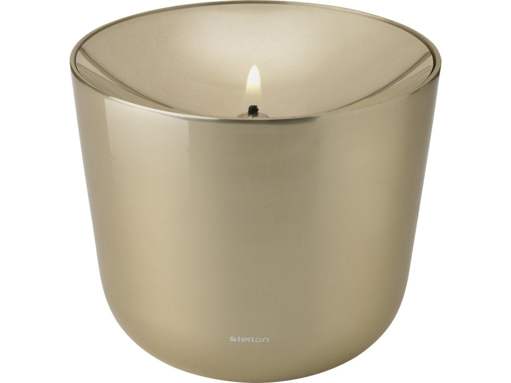 Stelton Oljelampa SOLIS 11 cm, mässing, aluminium