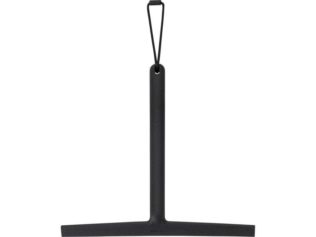 Stelton Duschskrapa FJORD 24 cm, svart, järn/silikon