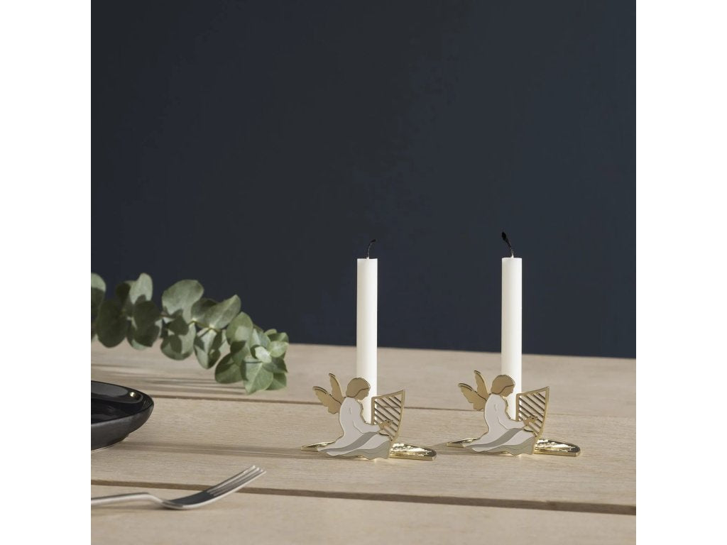Stelton Ljusstake WHILE WAITING 10503 6 cm, mässing, rostfritt stål