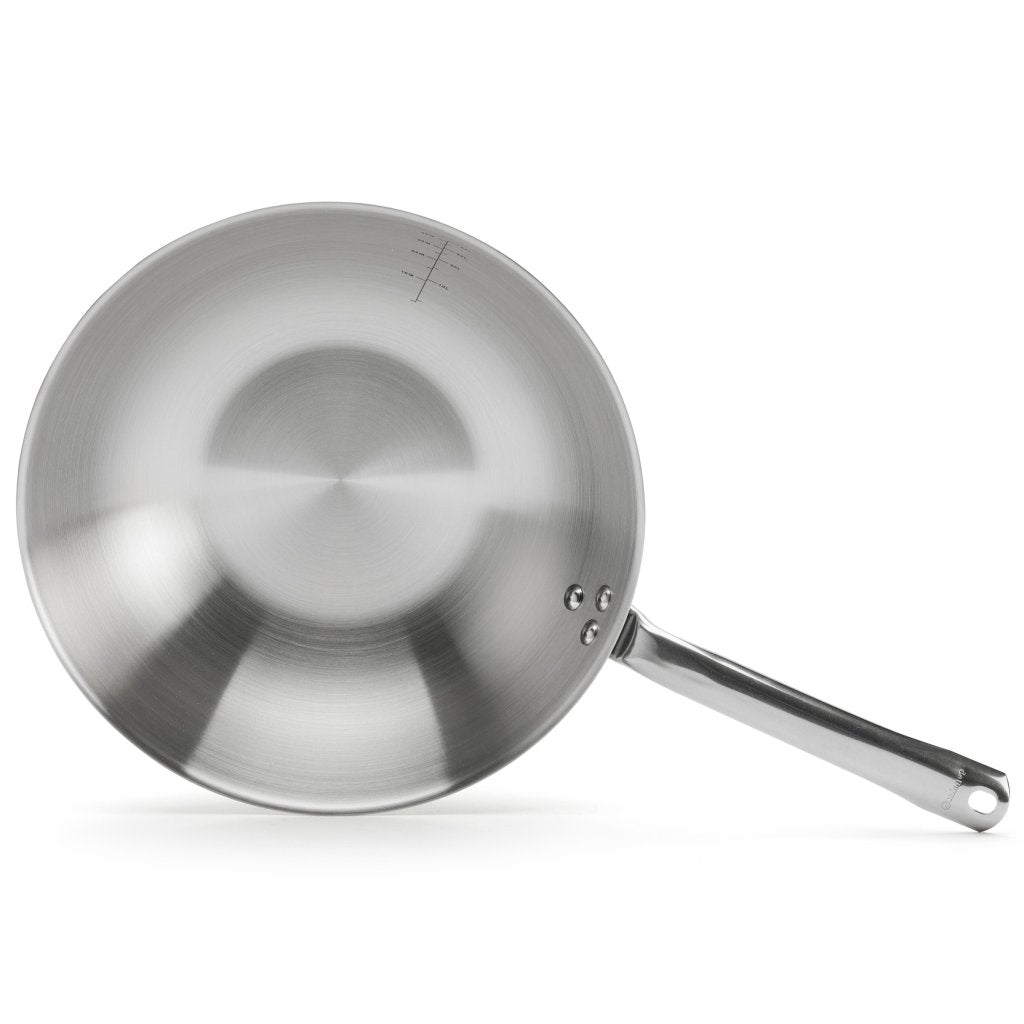 de Buyer Wok ALCHIMY 28 cm, silver, rostfritt stål