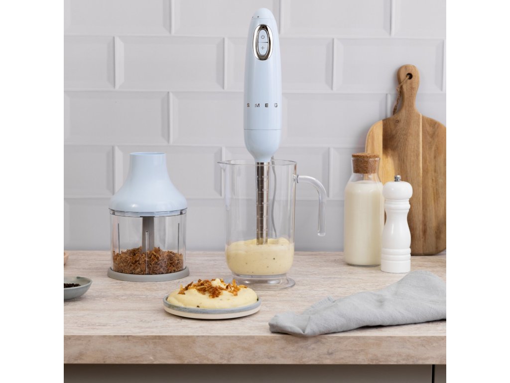 Smeg Handblandare HBF03 700W, med tillbehör, pastell blå