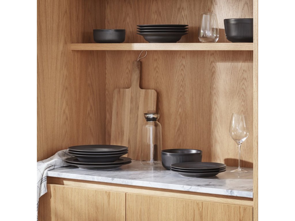 Eva Solo Dessertallrik LEGIO NOVA 19 cm, svart, stengods