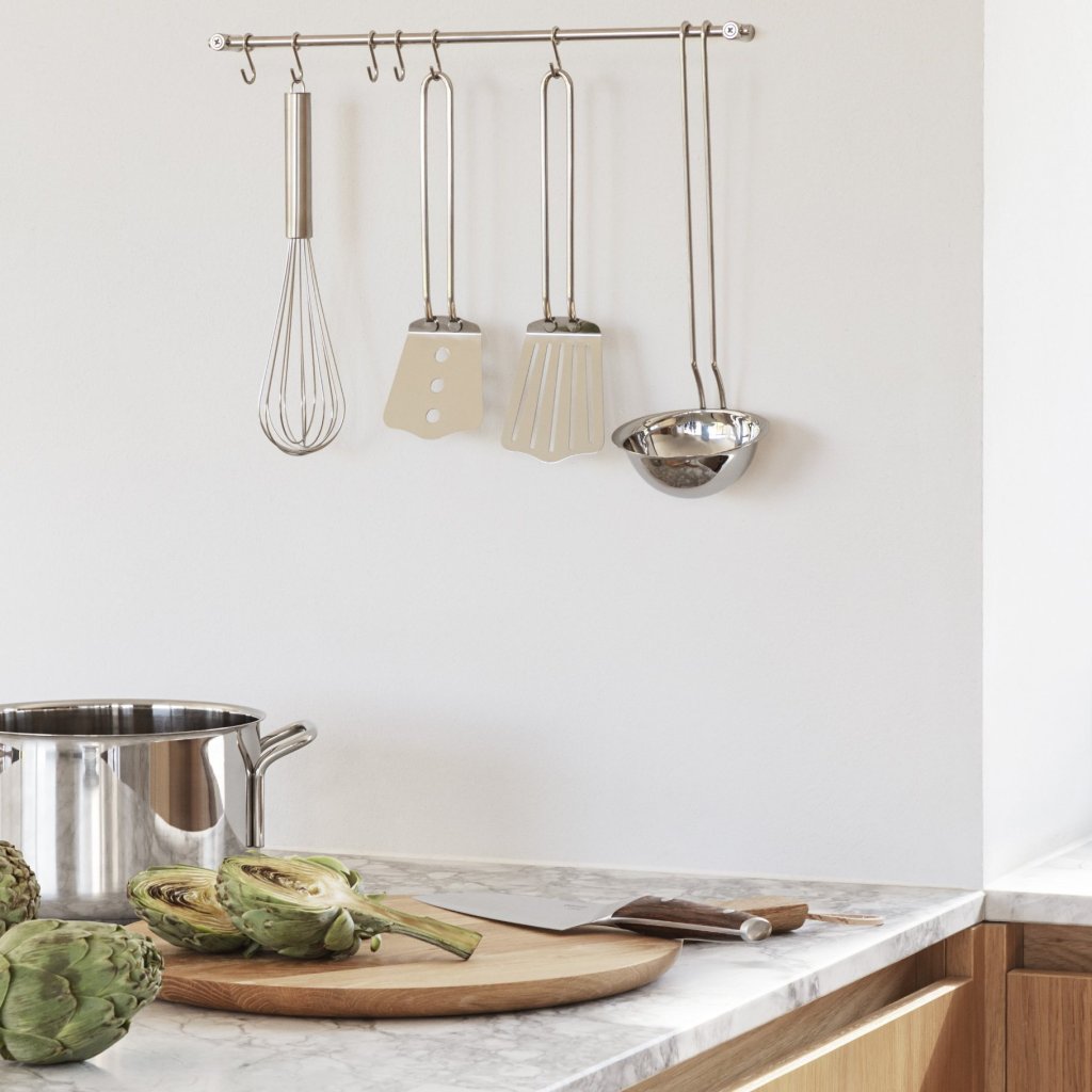 Eva Solo Köksstångskrok 3,7 cm, set i 6 delar, rostfritt stål