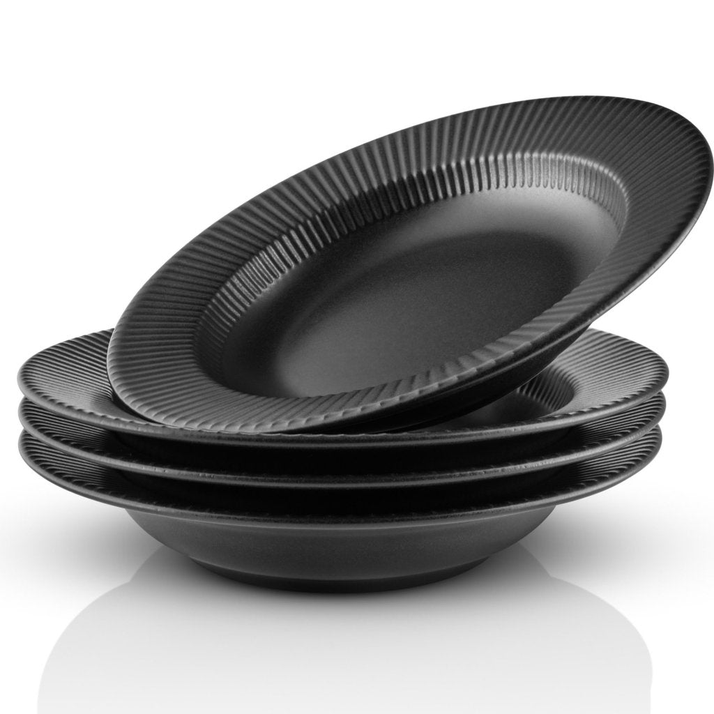 Eva Solo Djup tallrik LEGIO NOVA 22 cm, svart, stengods