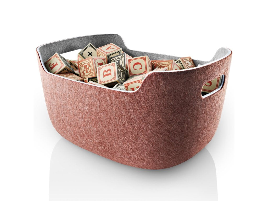 Eva Solo Förvaringskorg TIDY 40 x 22 cm, rödbrun, plast