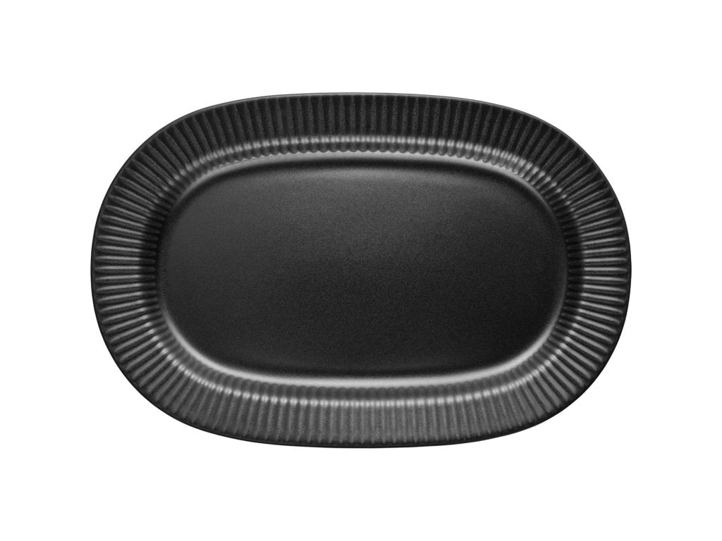 Eva Solo Serveringsfat LEGIO NOVA 37 x 25 cm, svart, stengods
