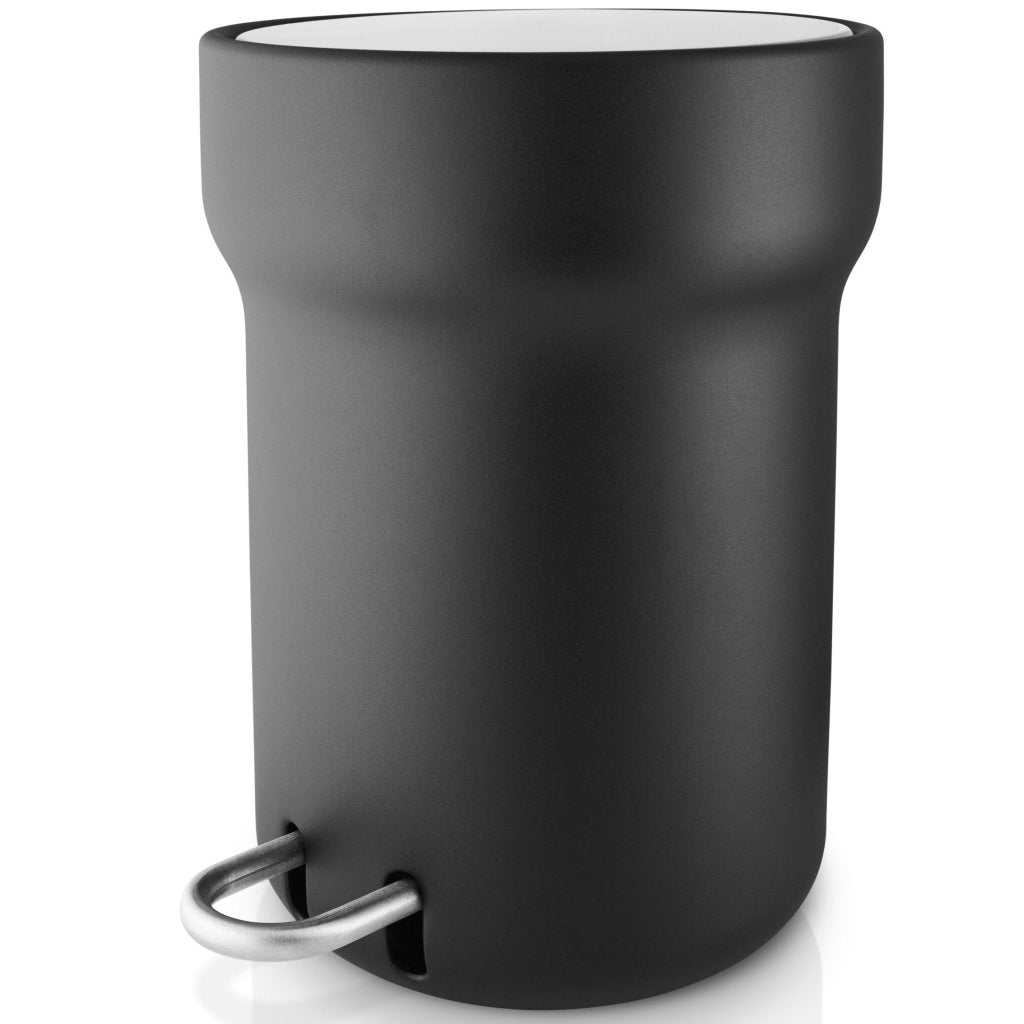 Eva Solo Badrumssoptunna CITADEL 5 l, svart, plast / rostfritt stål