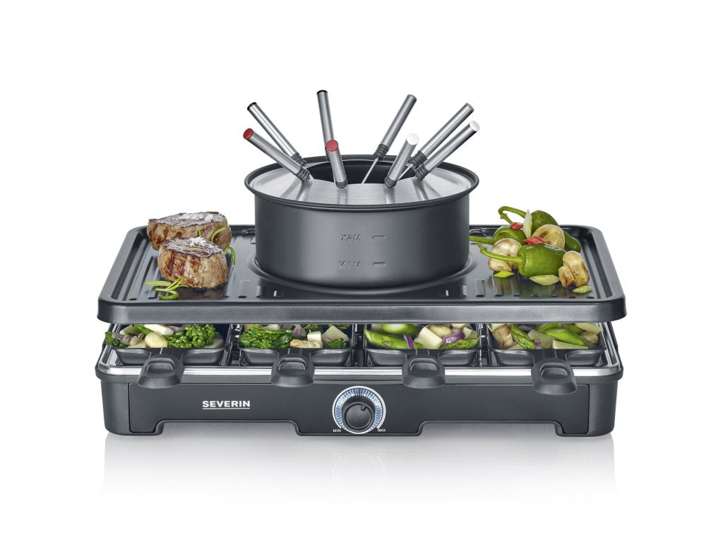 Severin Raclettgrill RG 2347 1400 W, svart