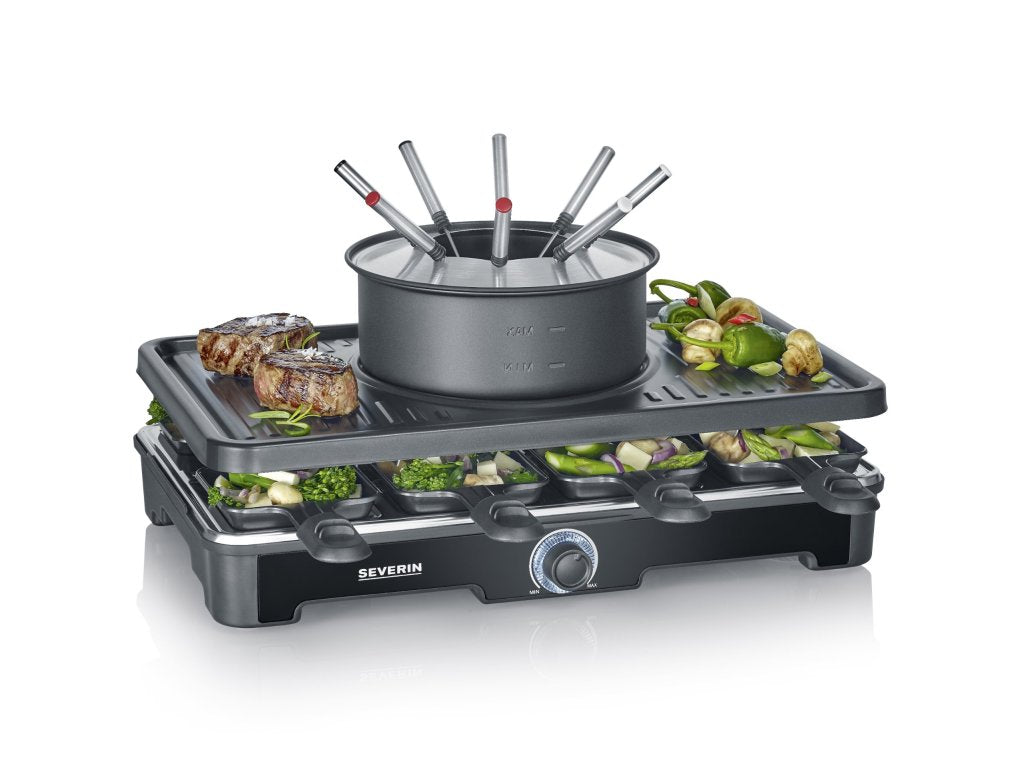 Severin Raclettgrill RG 2347 1400 W, svart