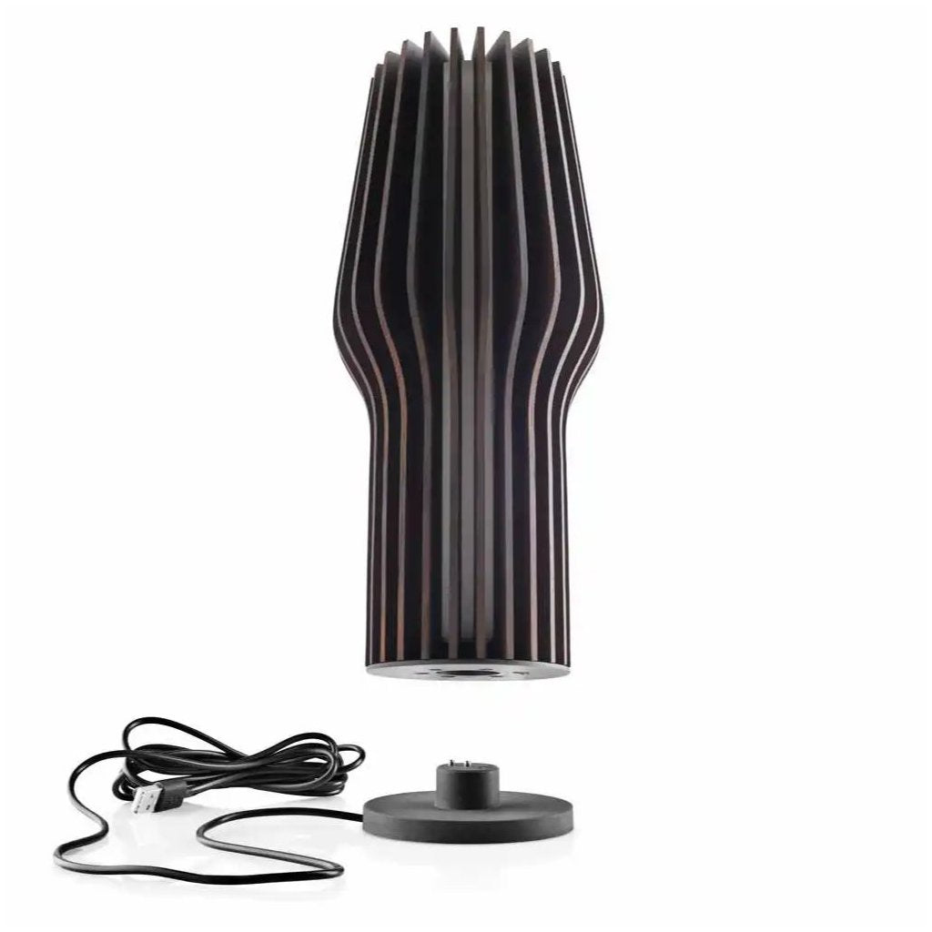 Eva Solo Bärbar bordslampa RADIANT 28 cm, LED, mörk brun, trä