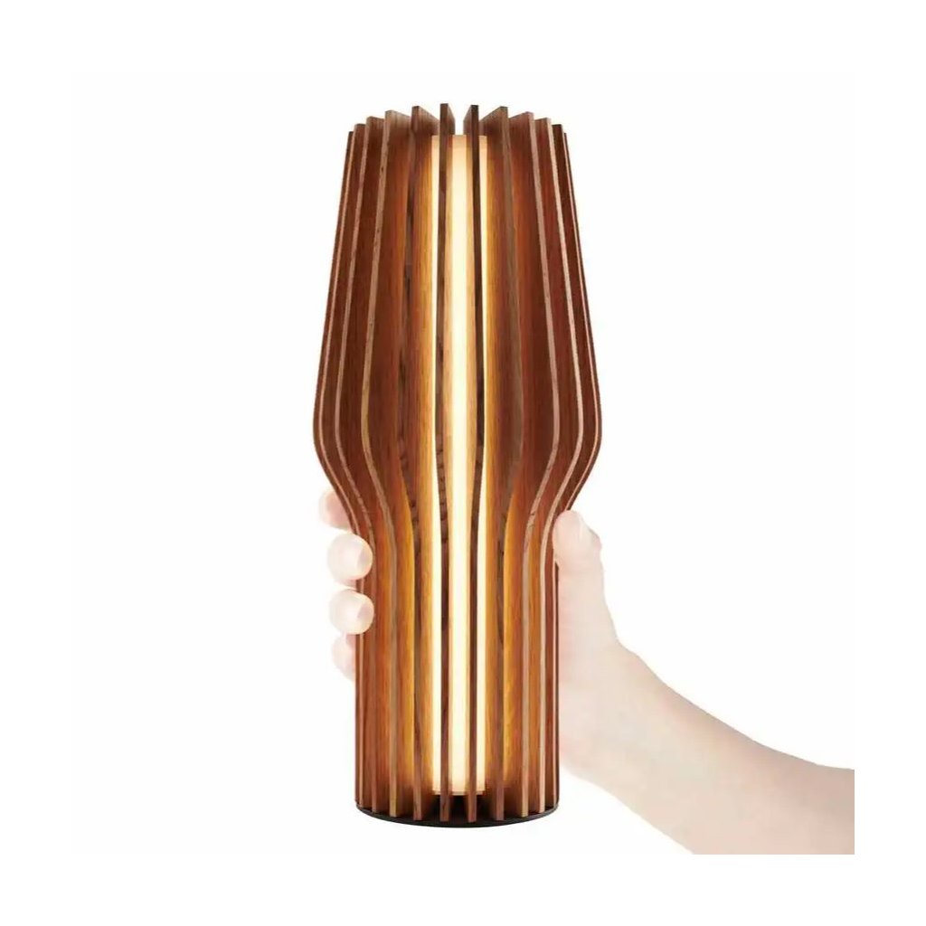 Eva Solo Bärbar bordslampa RADIANT 28 cm, LED, naturlig, trä