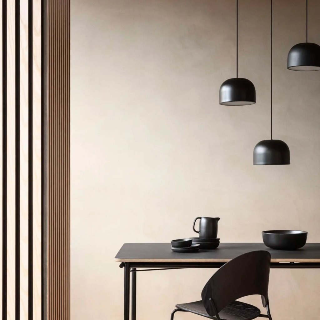 Eva Solo Hängande lampa KAJ 22 cm, svart, stål