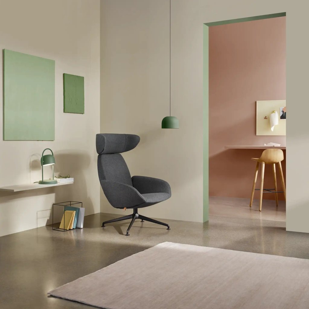 Eva Solo Bordslampa KAJ 40 cm, grön, stål