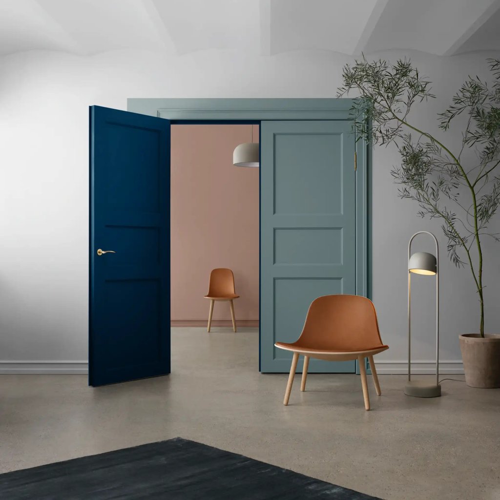 Eva Solo Golvlampa KAJ 121 cm, grön, stål