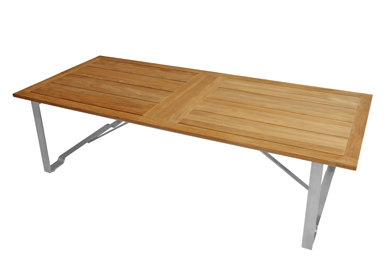 Brafab Gotland soffbord Silver/teak 150x65 cm