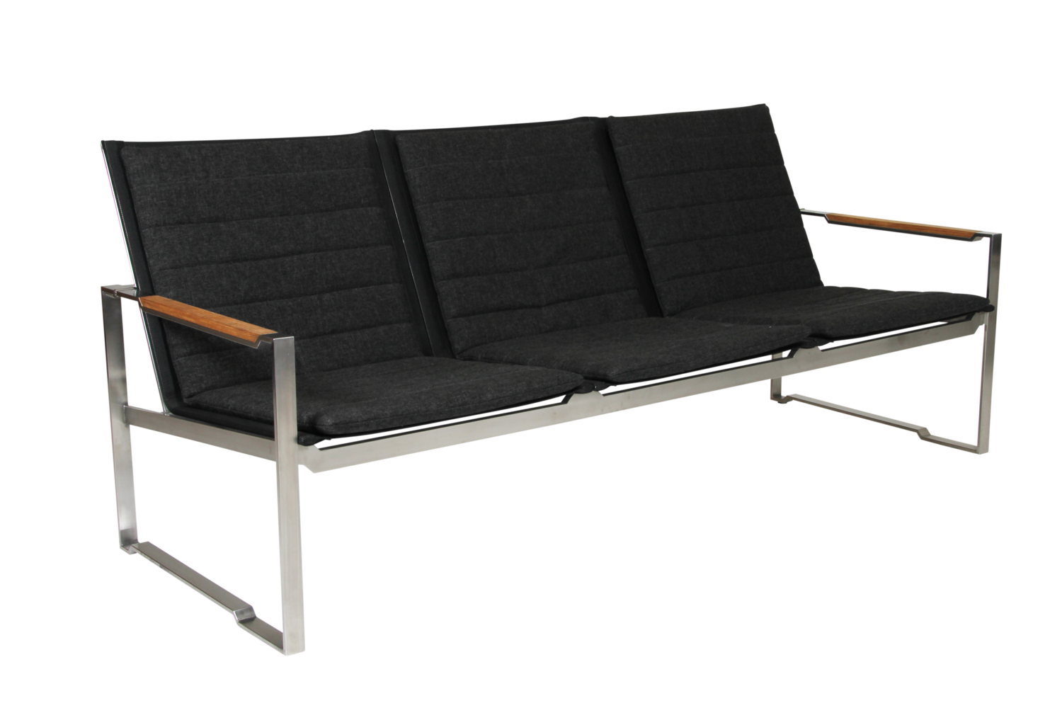 Brafab Gotland 3-sitssoffa Grå/svart