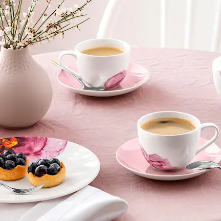 Villeroy & Boch Rose Garden Kaffekopp 16 cl Vit