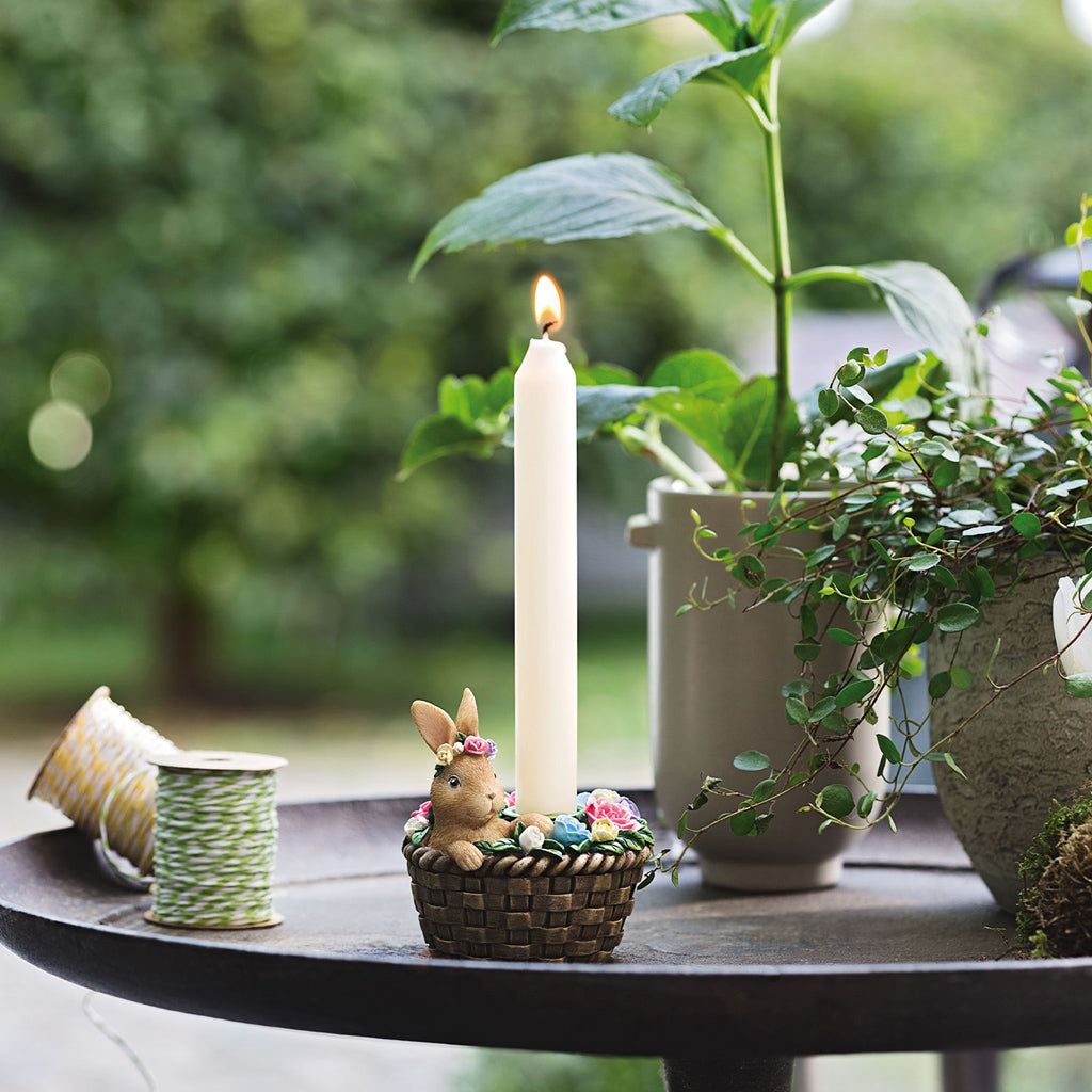Villeroy & Boch Spring Fantasy Tillbehör Ljushållare Kanin i korg