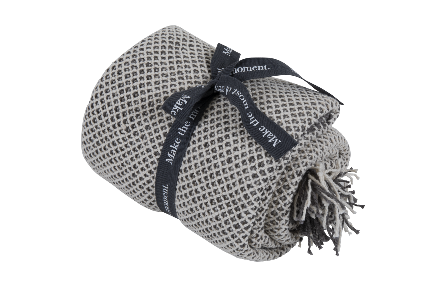 Brafab Fortore pläd Grå 130x170 cm