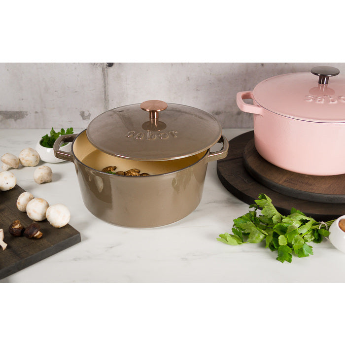 Sabor Gjutjärnsgryta 24 cm 4,4 L mahogny