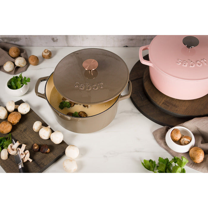 Sabor Gjutjärnsgryta 24 cm 4,4 L mahogny