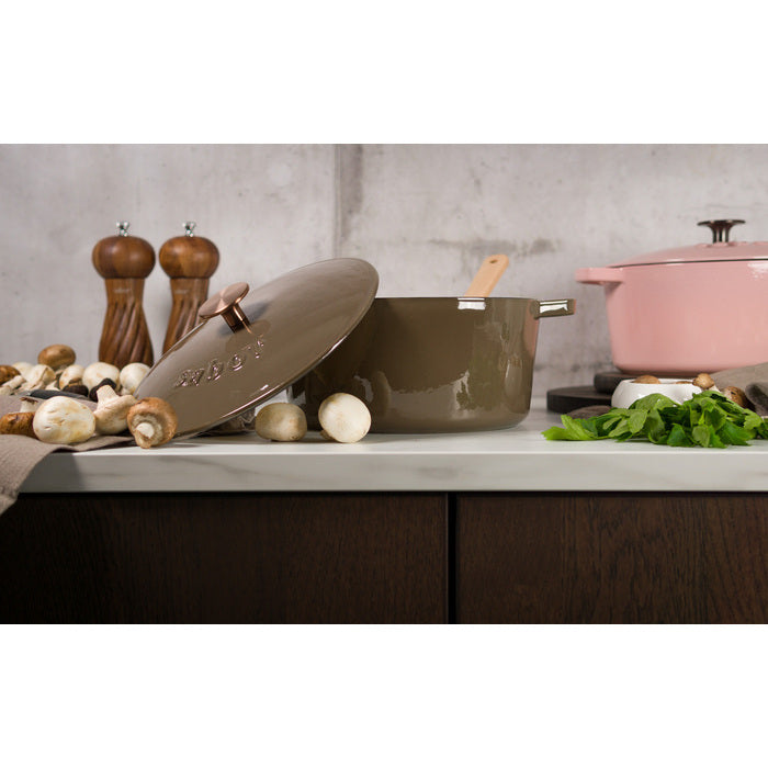 Sabor Gjutjärnsgryta 24 cm 4,4 L mahogny