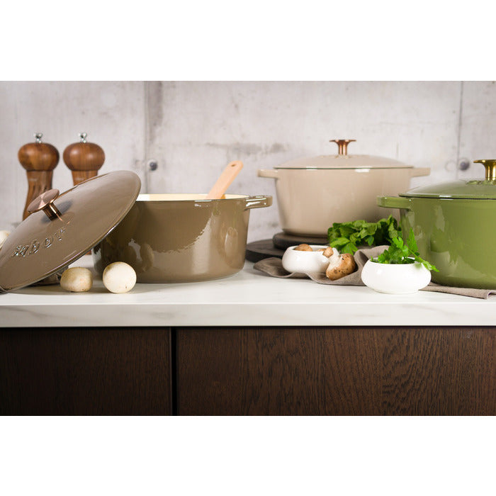 Sabor Gjutjärnsgryta 24 cm 4,4 L mahogny