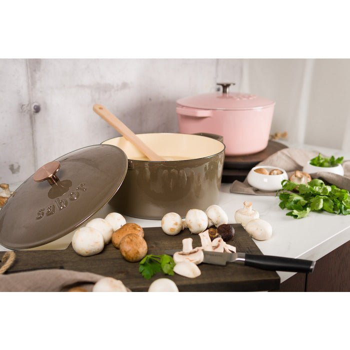 Sabor Gjutjärnsgryta 24 cm 4,4 L mahogny