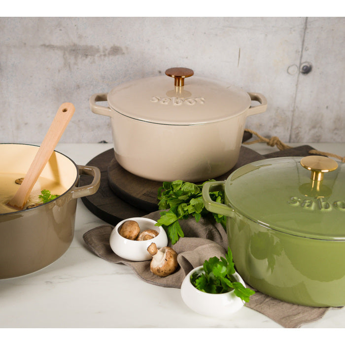 Sabor Gjutjärnsgryta 24 cm 4,4 L mahogny