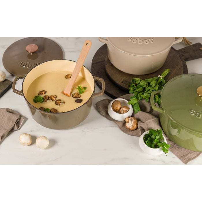 Sabor Gjutjärnsgryta 24 cm 4,4 L mahogny