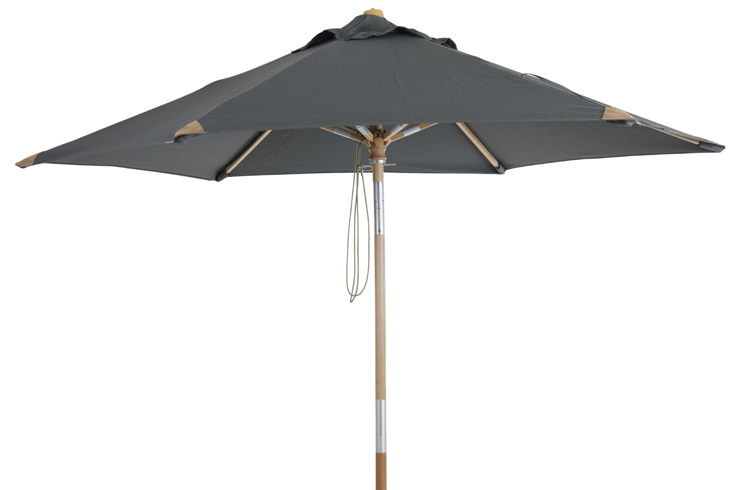 Brafab Trieste parasoll Grå 2,5 M