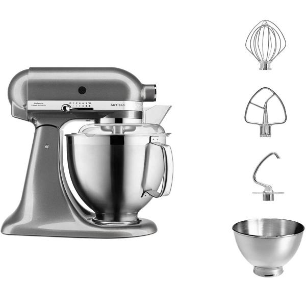 KitchenAid  Artisan Köksmaskin 5KSM185PS 4,8 L Med Silver