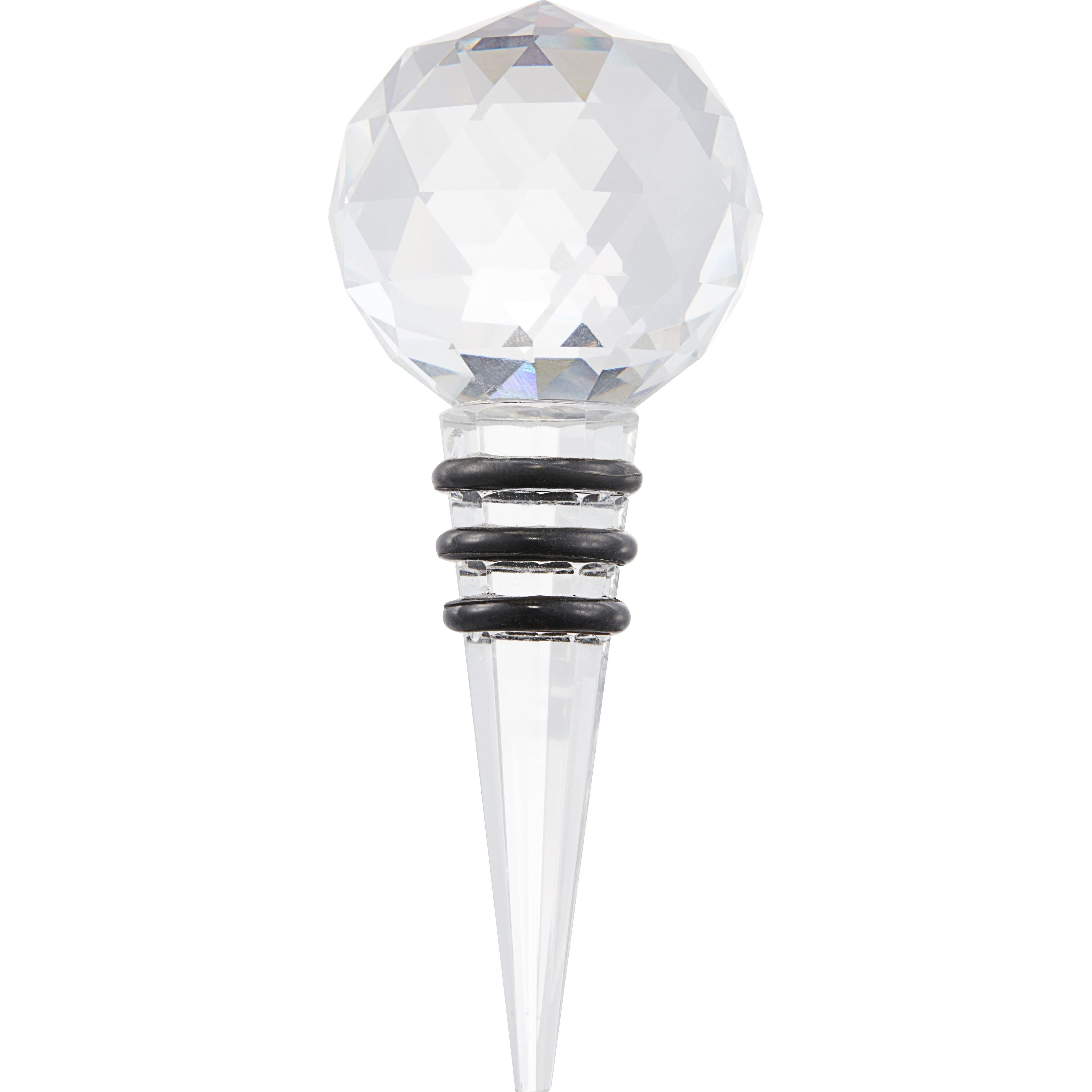 Dorre Glimmer Bottle Stopper Glas Rund 10 cm