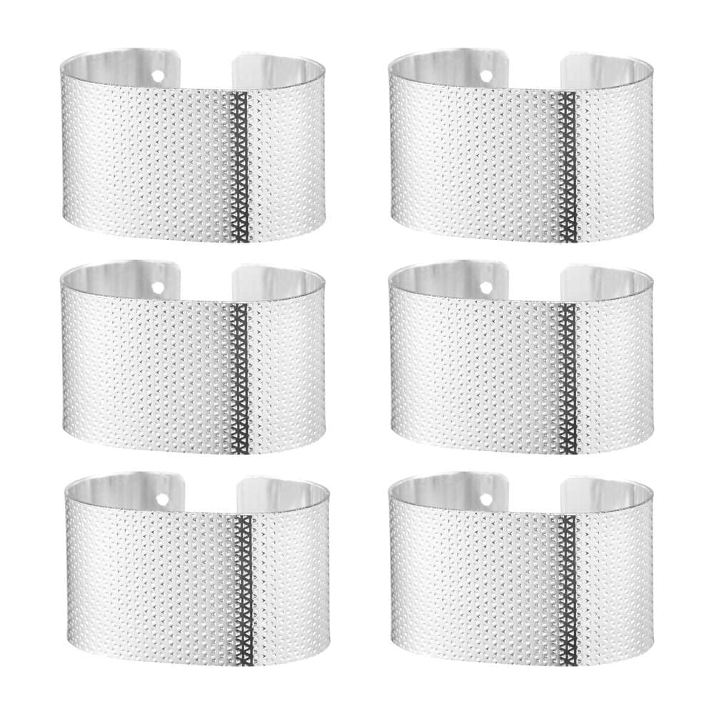 Dorre Svea Servettringar 6-pack Silver