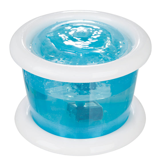 Trixie Vattenfontän Bubble Stream, 3 l, blå/vit