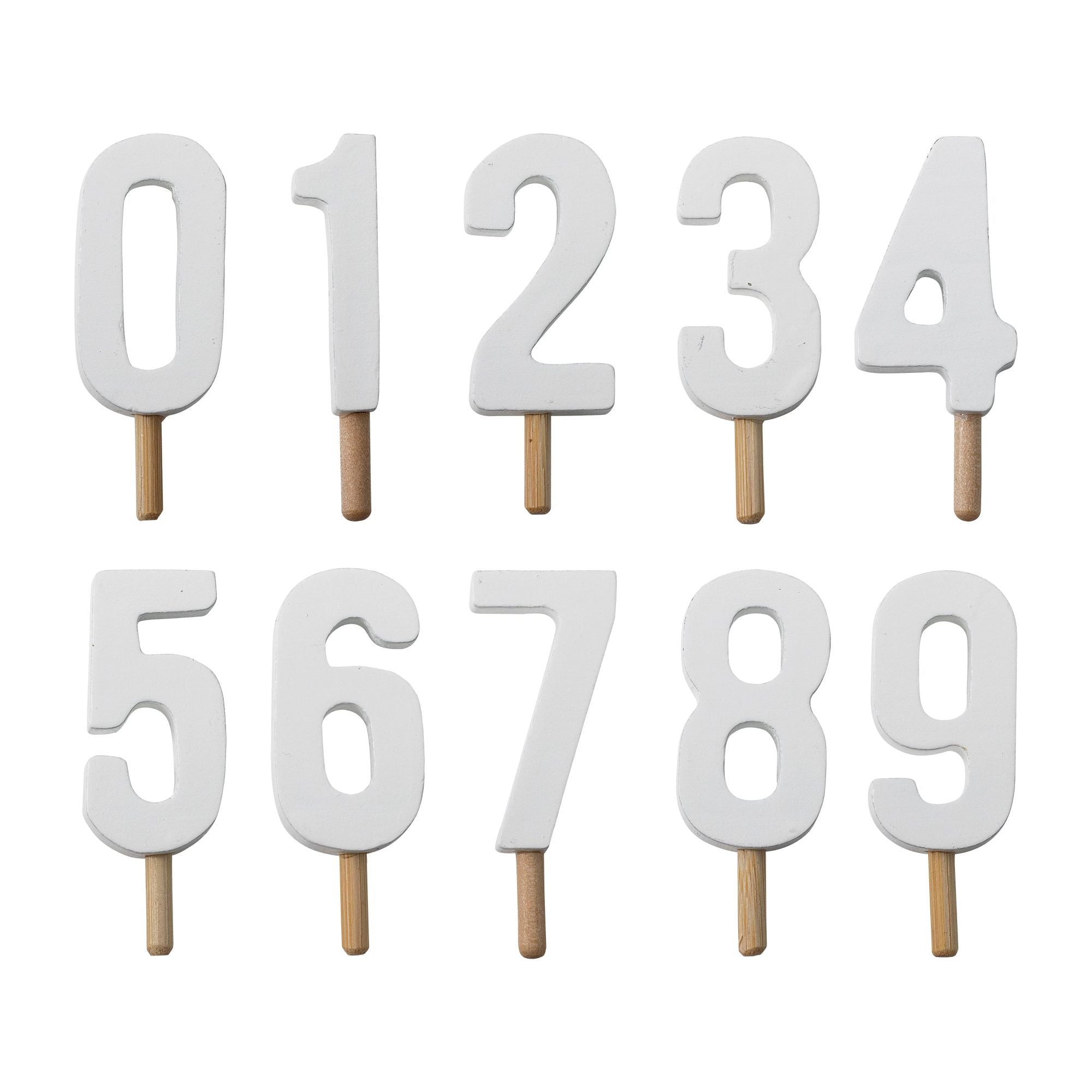 Bloomingville Mini Junaid Födelsedagsdekoration, Brun, MDF