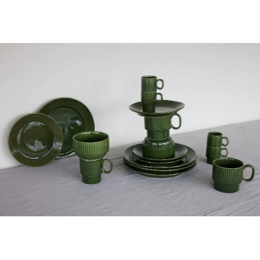 Sagaform Coffee & More Kaffemugg Grön 30 cl 2-pack