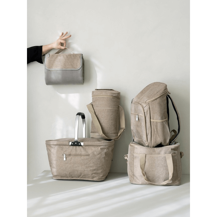 Sagaform City Kylväska Ryggsäck Beige 21 L