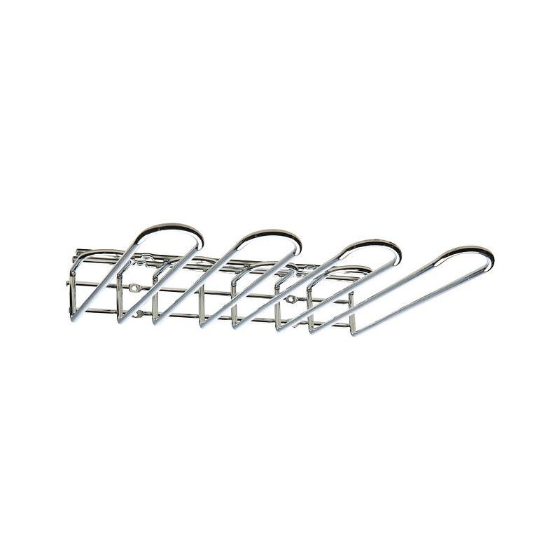 Hippie de Luxe Glass Hanger 3 Rows Chrome