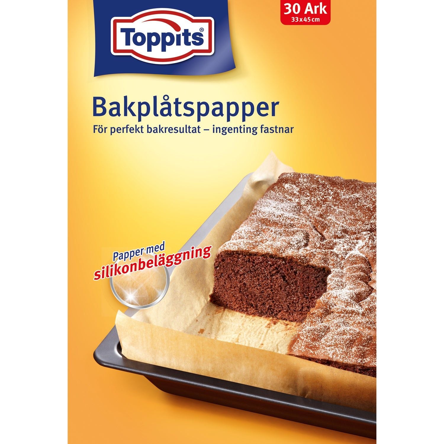 Toppits Bakplåtspapper Ark 33X45cm 30ark 24DFP