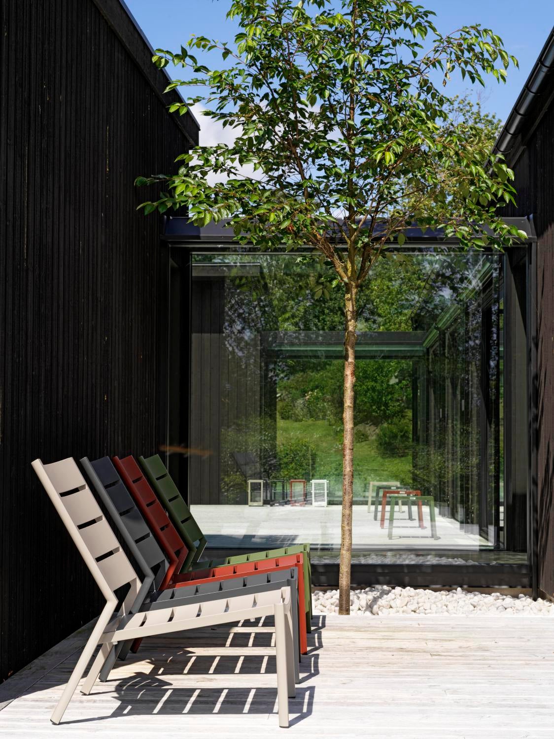 Brafab Delia loungefåtölj Burnt paprika