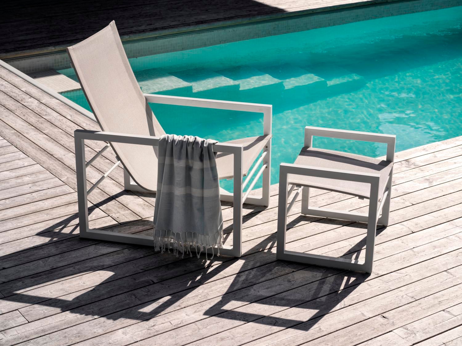 Brafab Vevi fåtölj Vit/vit