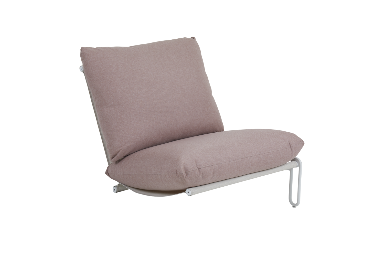 Brafab Blixt sittdel Vit/Dusty pink