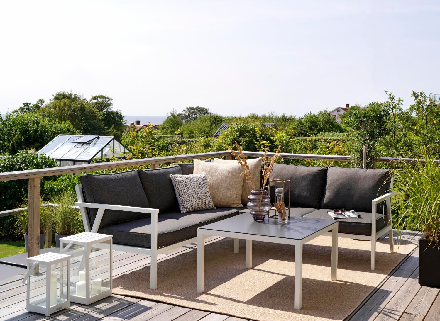 Brafab Belfort ljuslykta Vit 20x37 cm